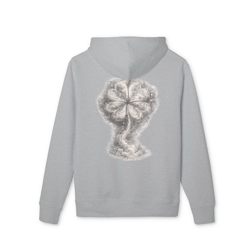 A Little Magic hoodie | cloud four-leaf clover illustration