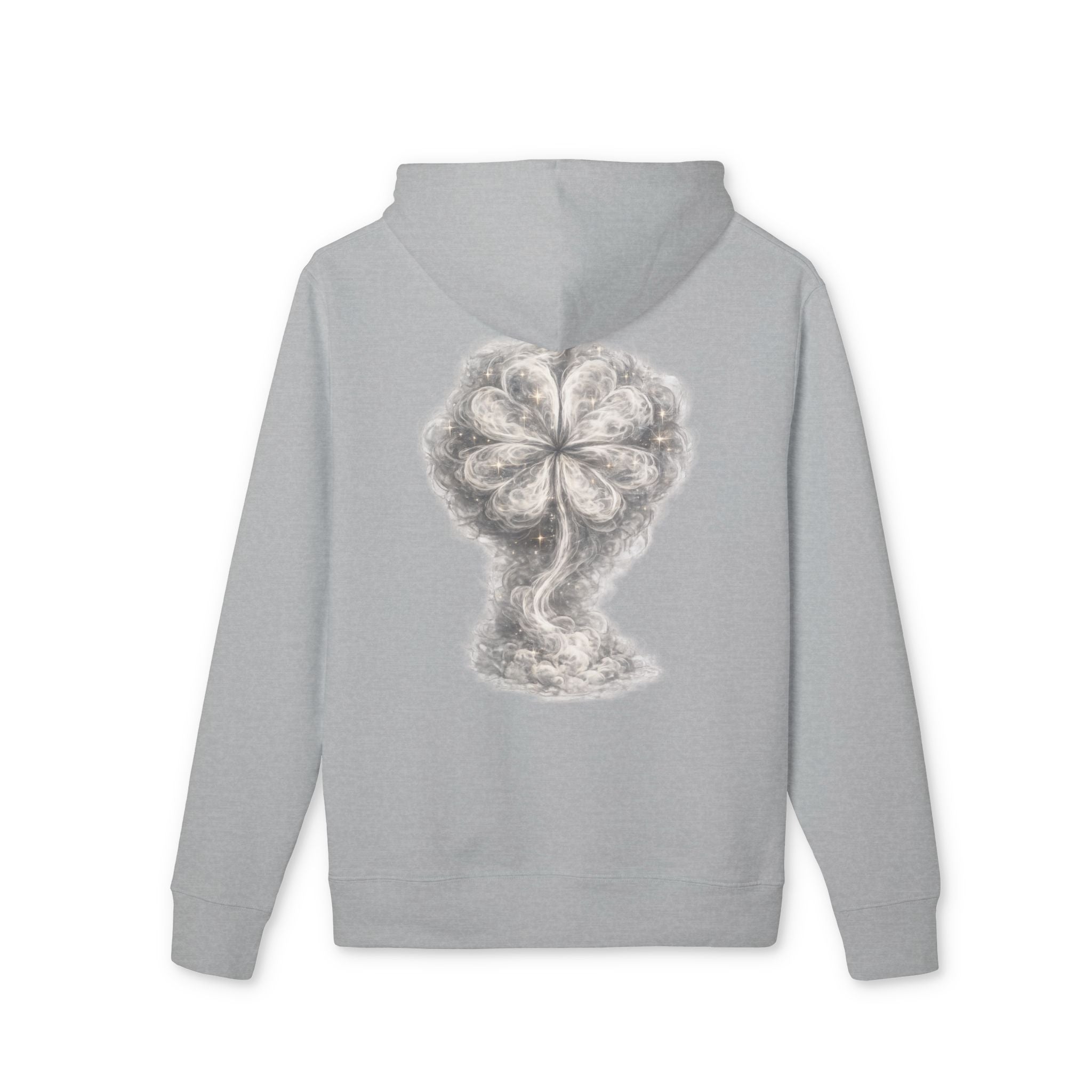 A Little Magic hoodie | cloud four-leaf clover illustration