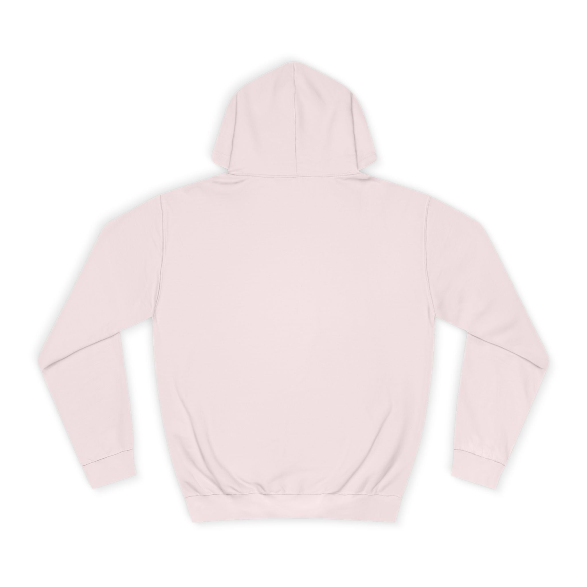 Pastel Pink Hoodie | Blank College Hoodie, Custom Printing Ready