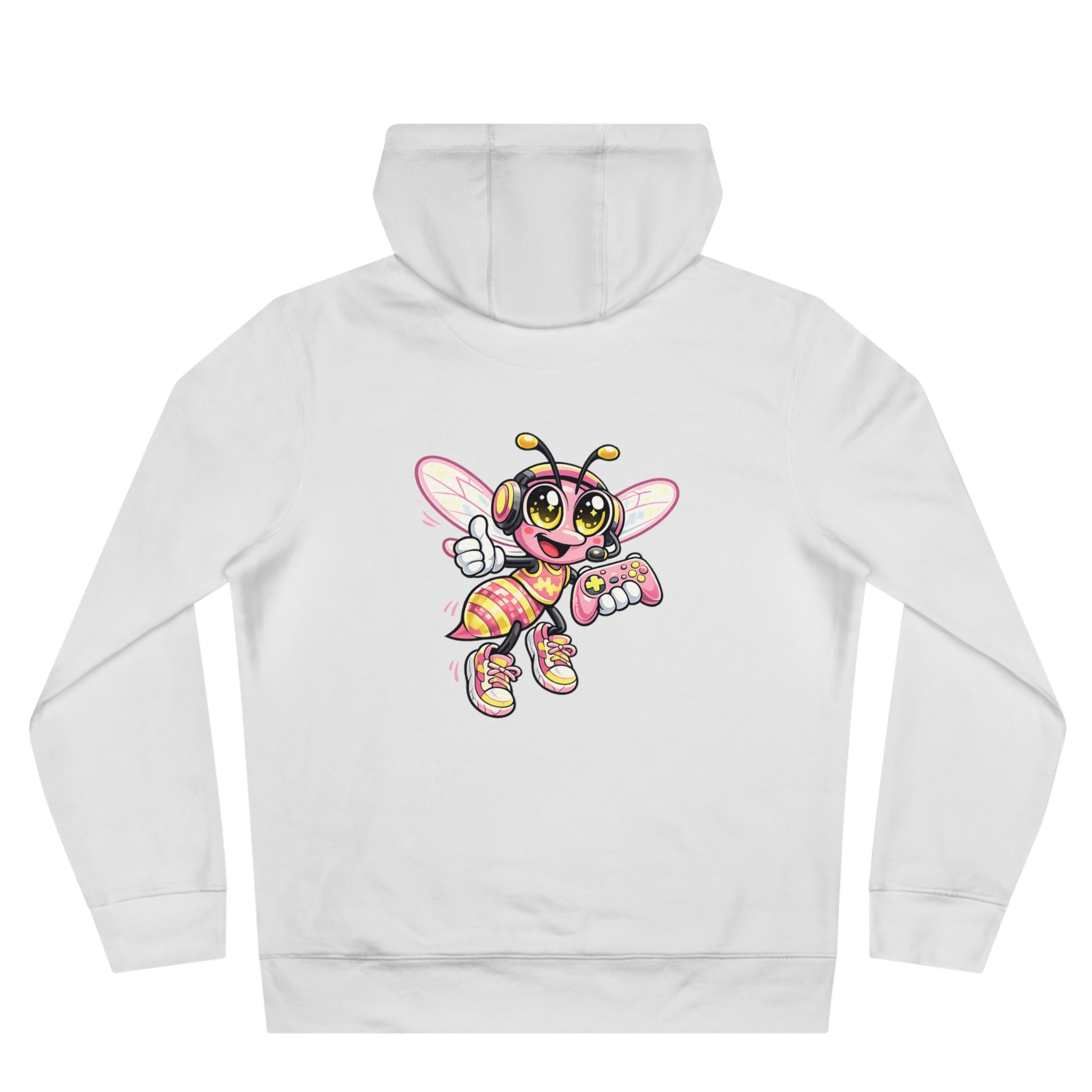 Controller in Hand Victory in Mind Hoodie | Gamer Bee Graphic