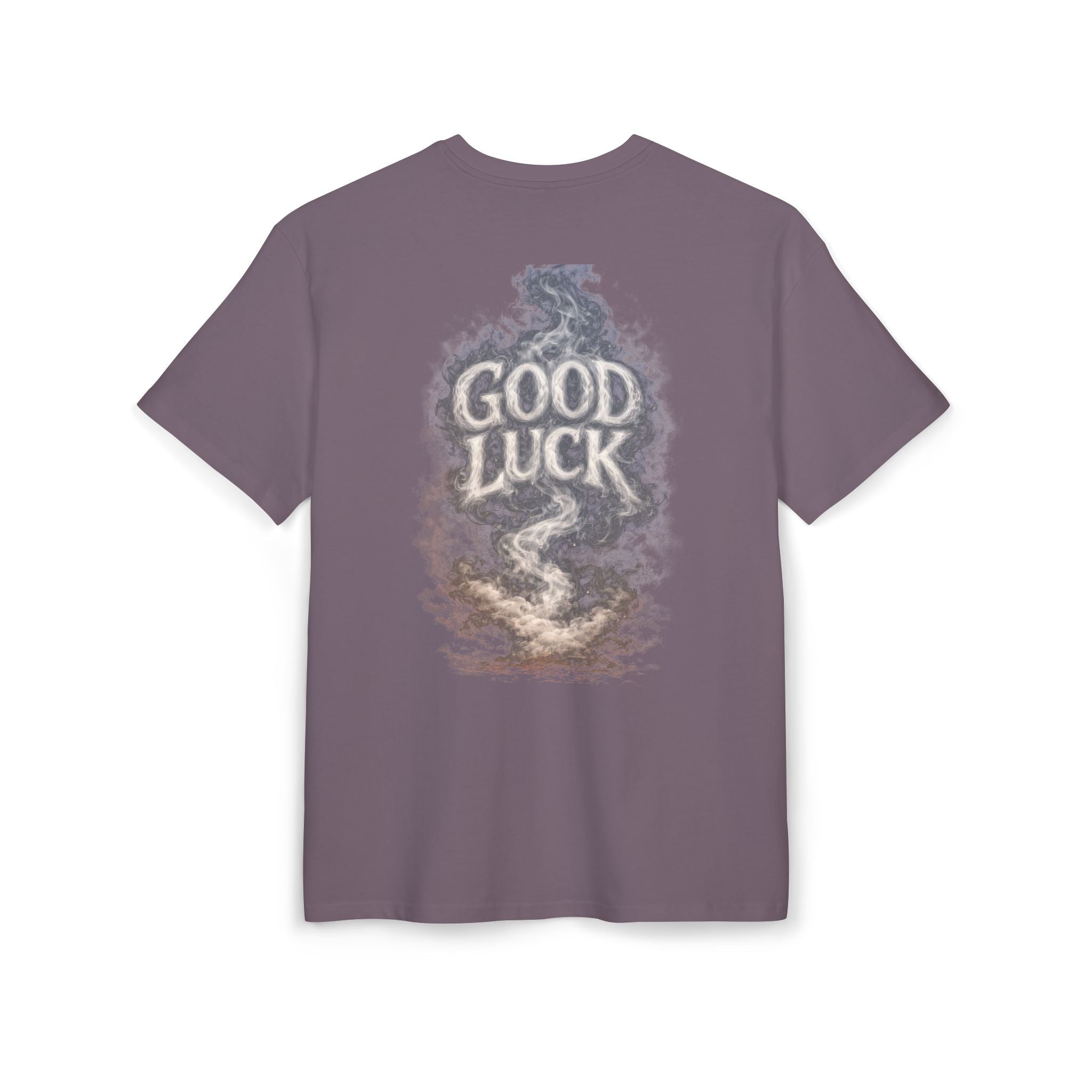 Good Luck Smoke Art Tee | Horseshoe Cloud Graphic Tee