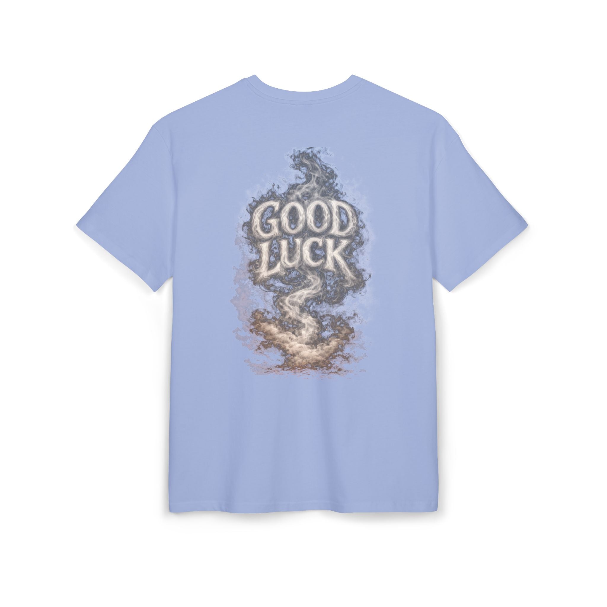 Good Luck Smoke Art Tee | Horseshoe Cloud Graphic Tee