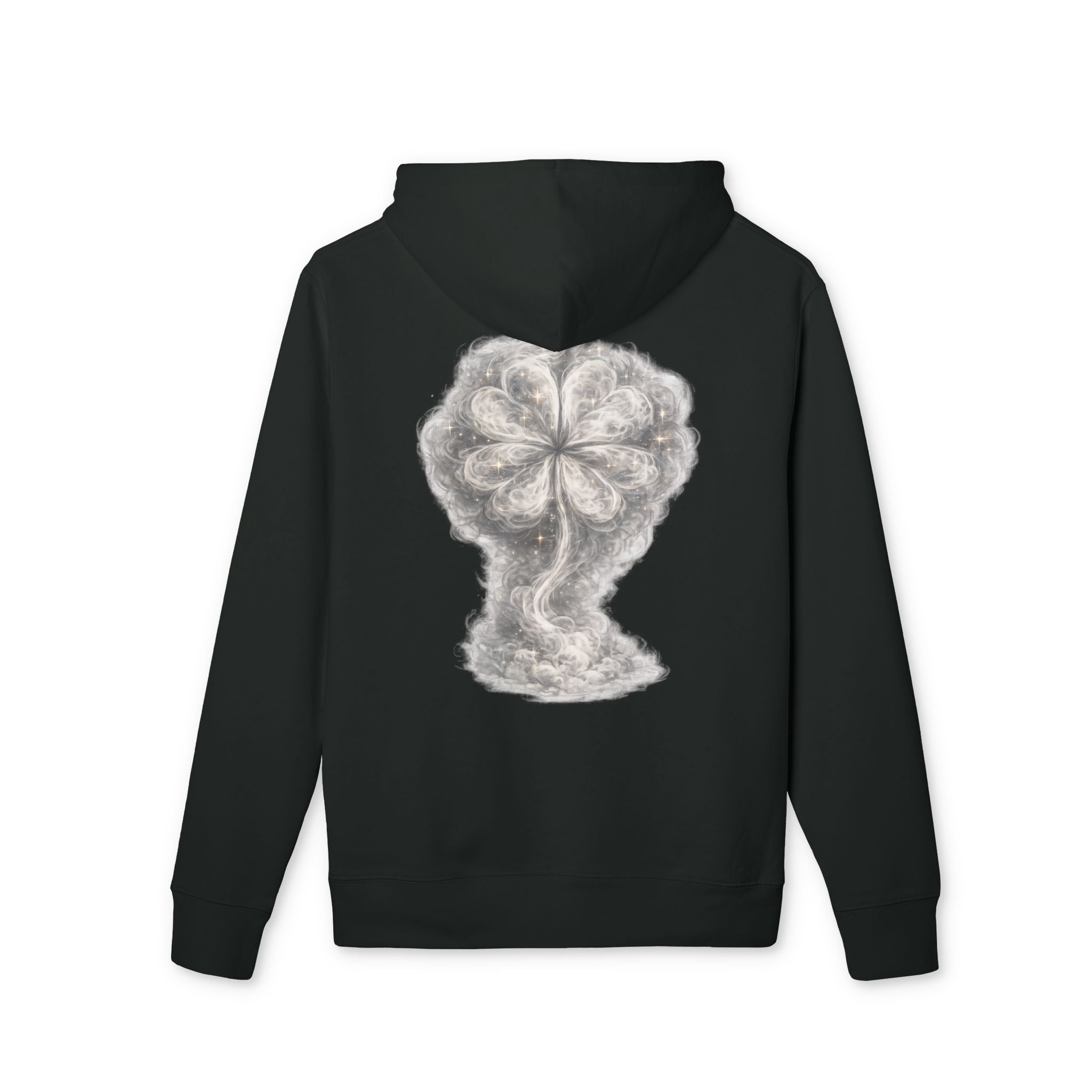 A Little Magic hoodie | cloud four-leaf clover illustration