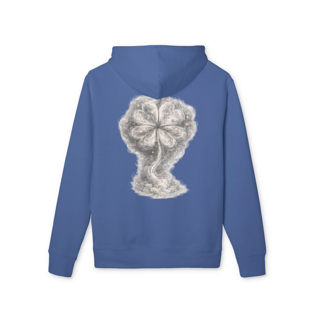 A Little Magic hoodie | cloud four-leaf clover illustration