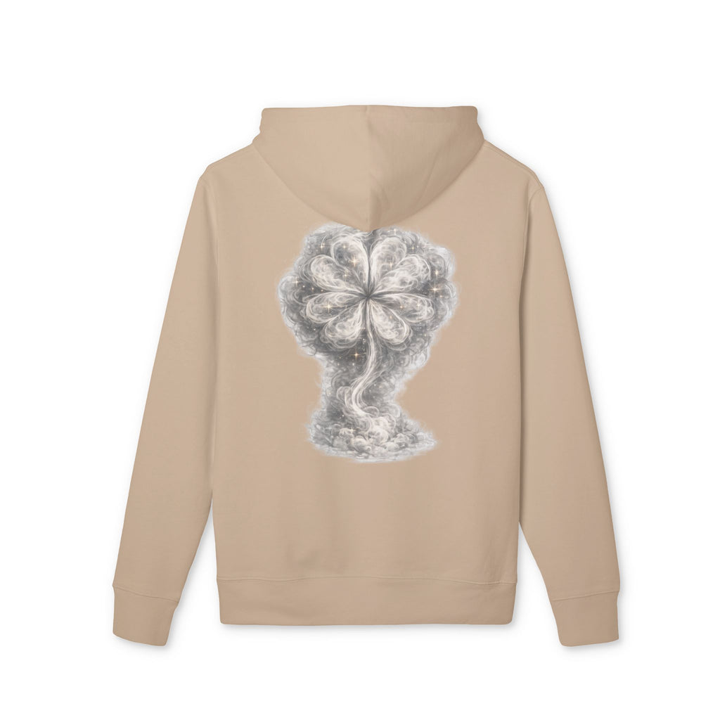 A Little Magic hoodie | cloud four-leaf clover illustration