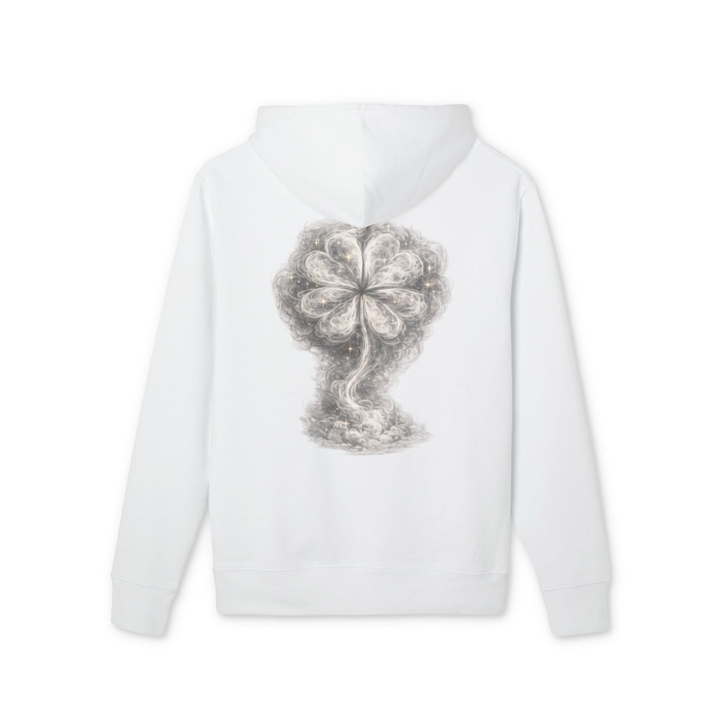 A Little Magic hoodie | cloud four-leaf clover illustration