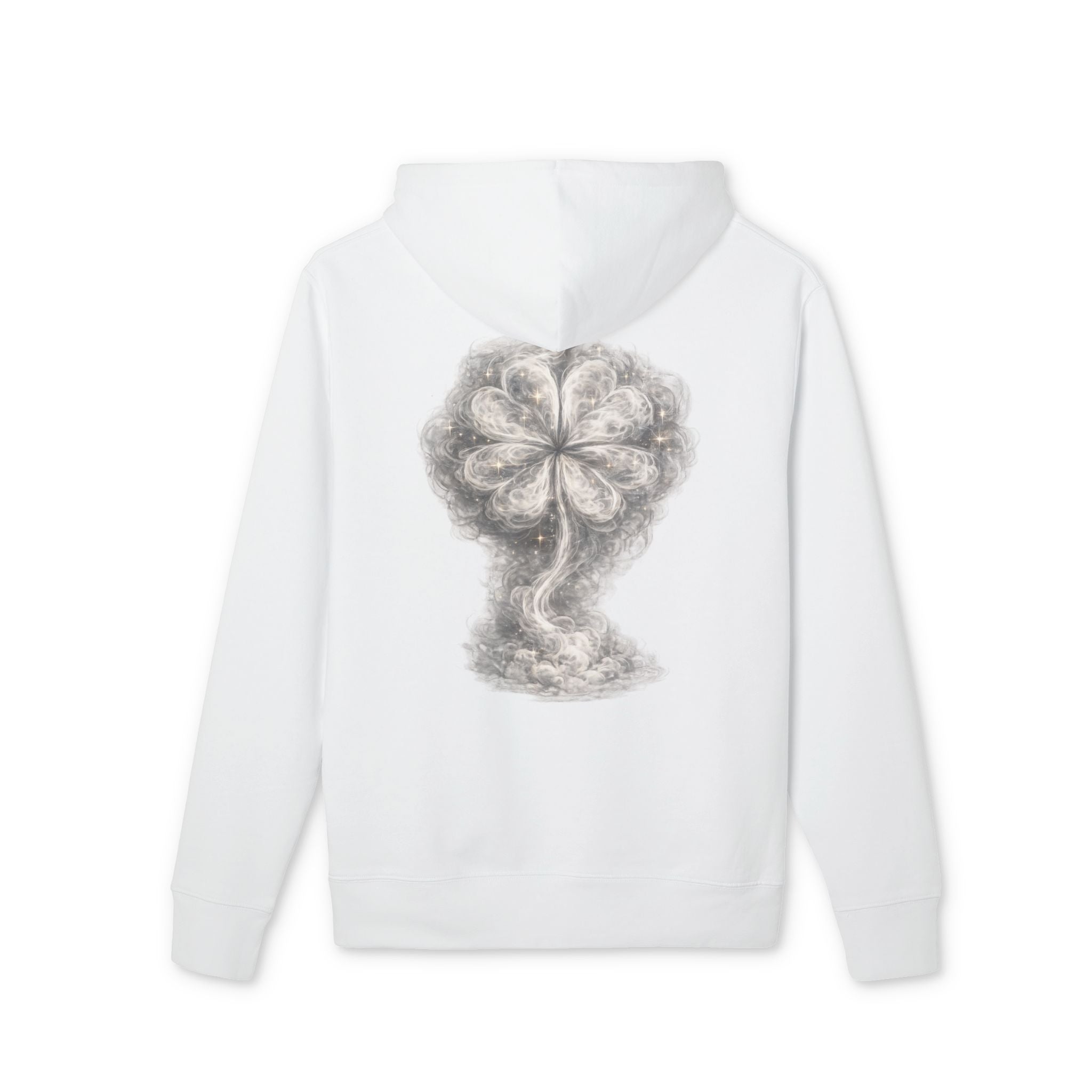 A Little Magic hoodie | cloud four-leaf clover illustration