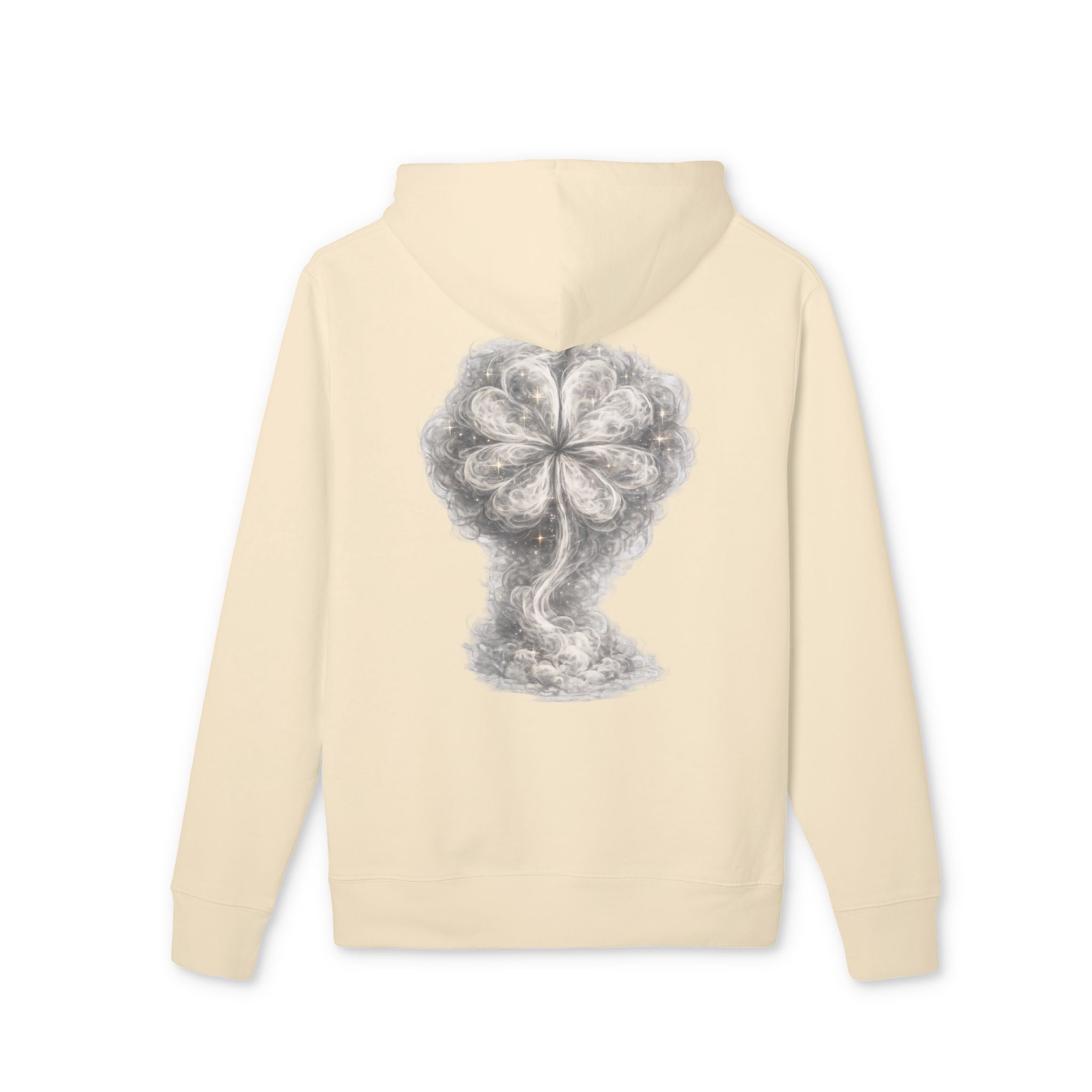 A Little Magic hoodie | cloud four-leaf clover illustration