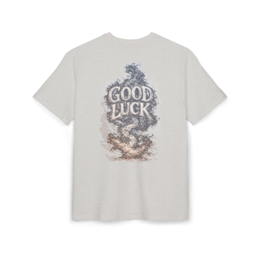 Good Luck Smoke Art Tee | Horseshoe Cloud Graphic Tee