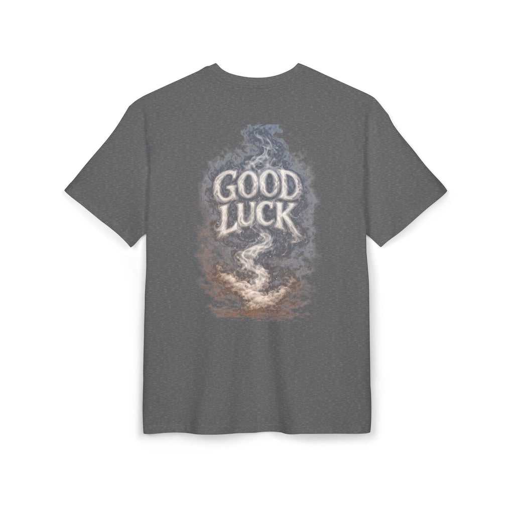 Good Luck Smoke Art Tee | Horseshoe Cloud Graphic Tee