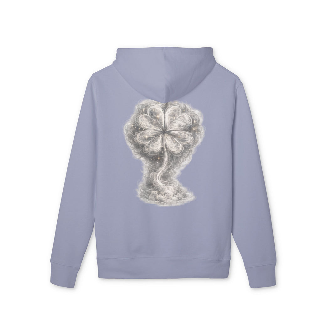 A Little Magic hoodie | cloud four-leaf clover illustration