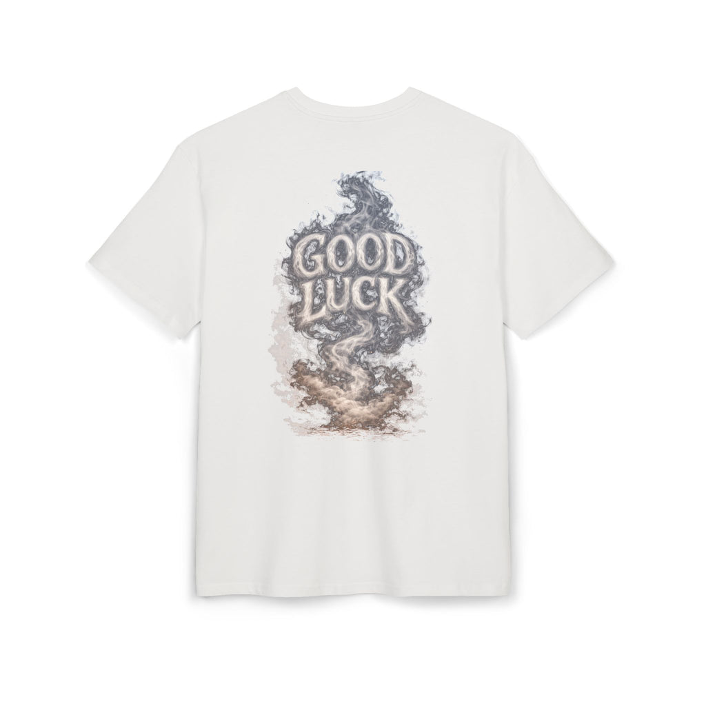 Good Luck Smoke Art Tee | Horseshoe Cloud Graphic Tee